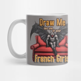 Mothman: Draw Me Like One Your French Girls Mug